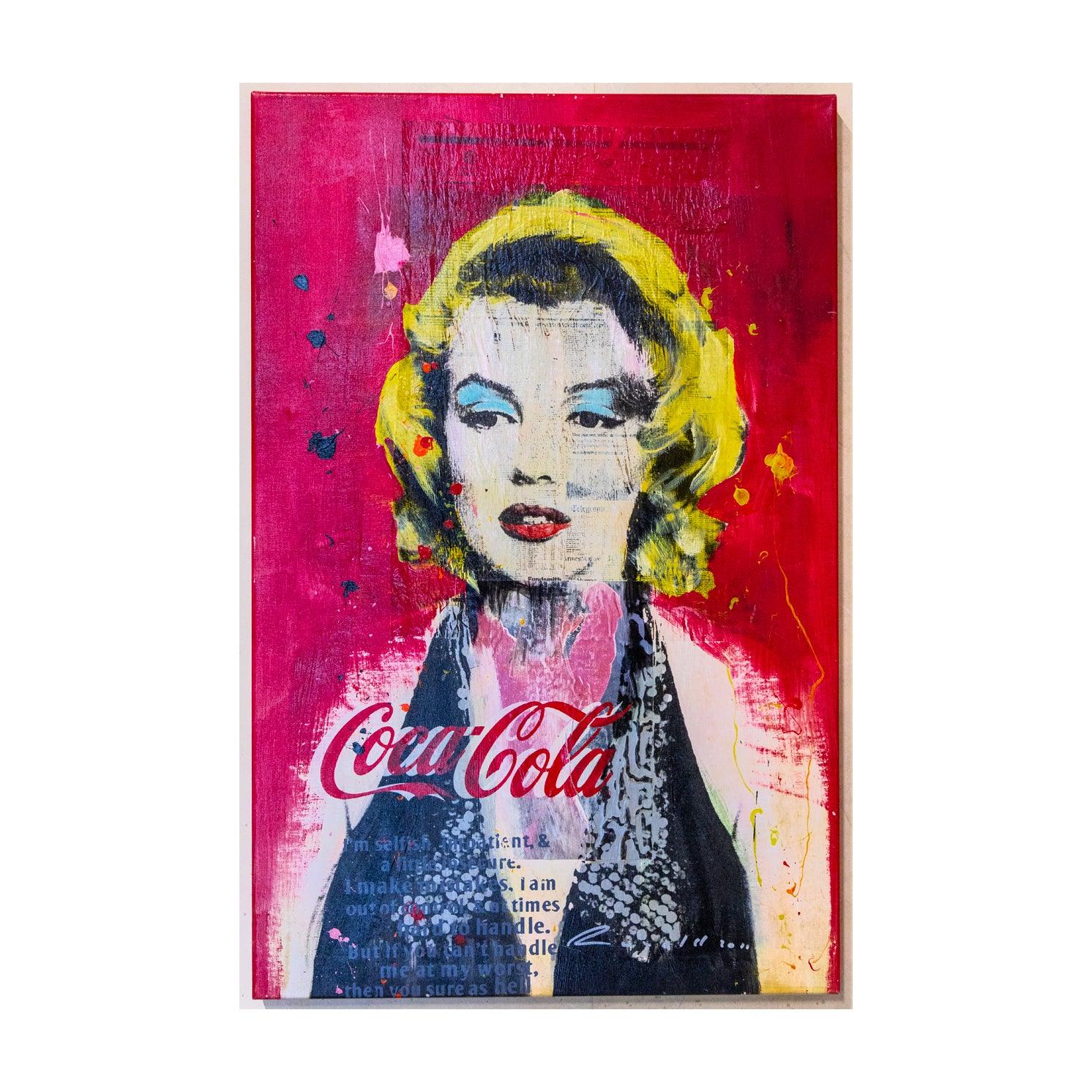 Marilyn Monroe Coca Cola - Moderne Kunst