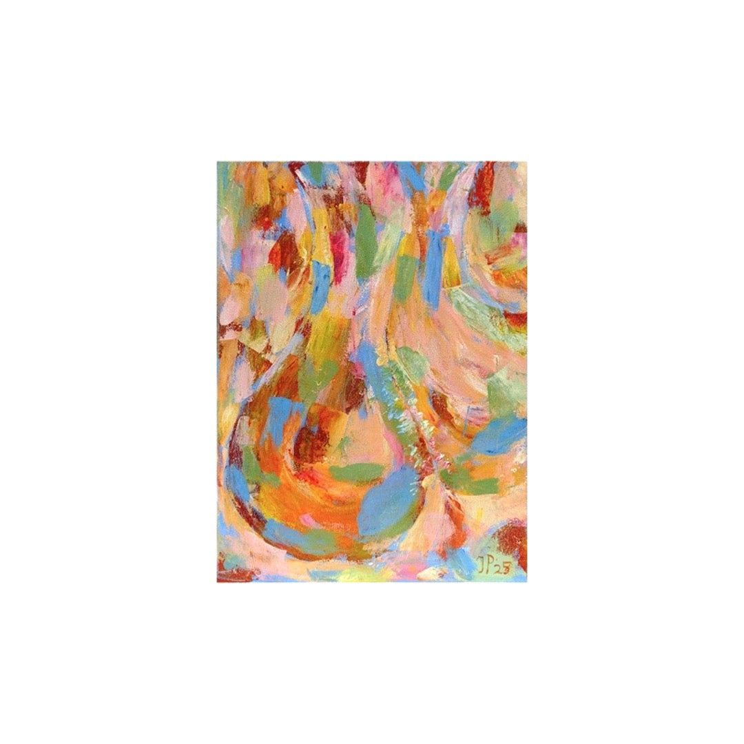 Kleurrijk abstract schilderij van kunstenaar 'Atelier Plaisier' modernekunst.nl