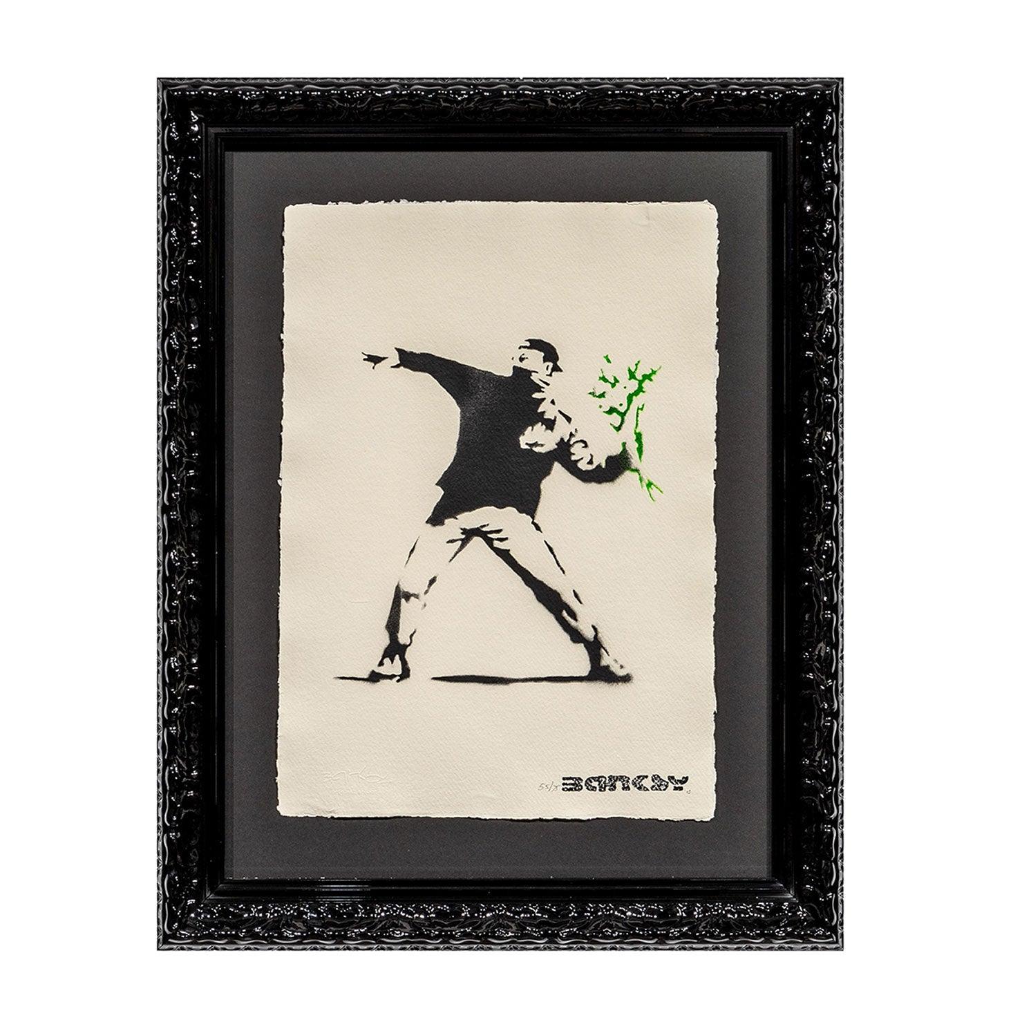 Flower Thrower (green) Special Edition - Moderne Kunst