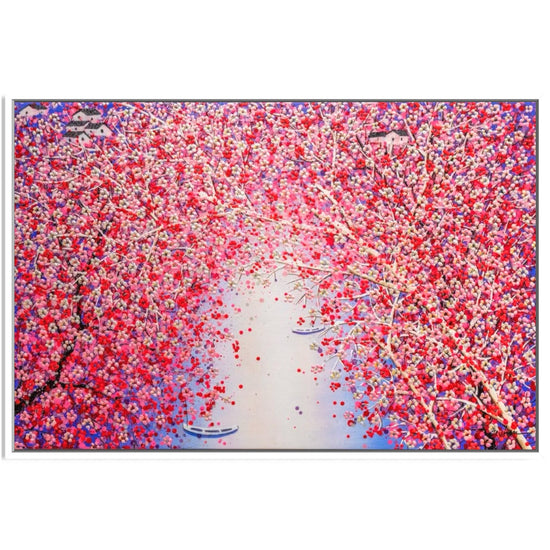 Blossom art Je Shen via modernekunst.nl