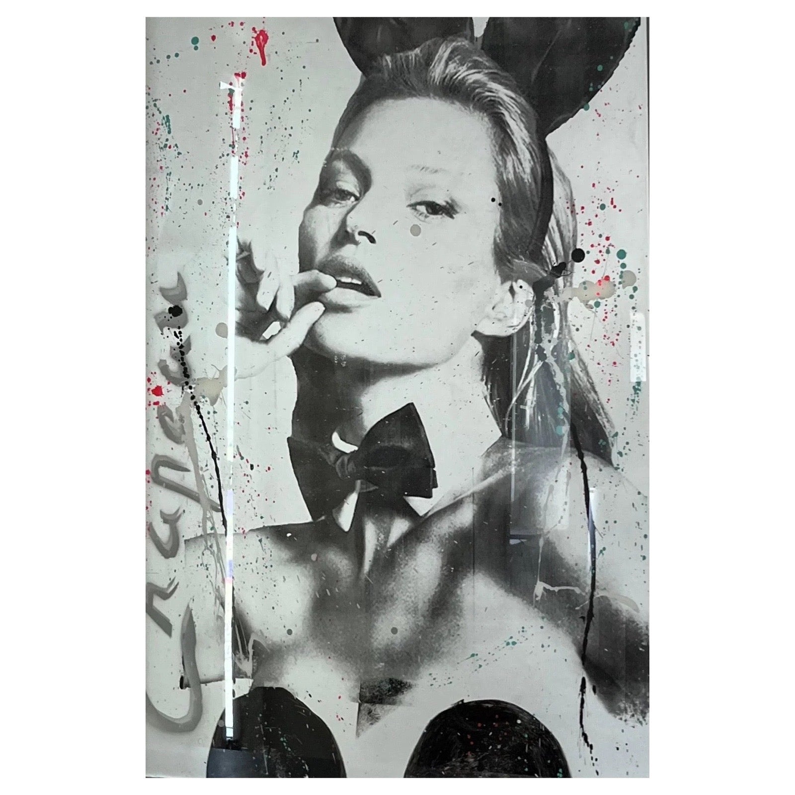 Kate Moss als bunny moderne kunst