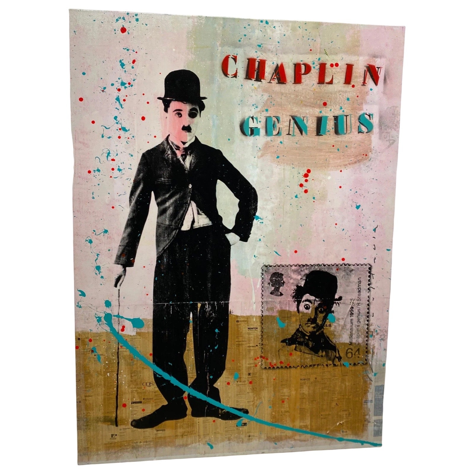 Charlie Chapelin Genius moderne kunst