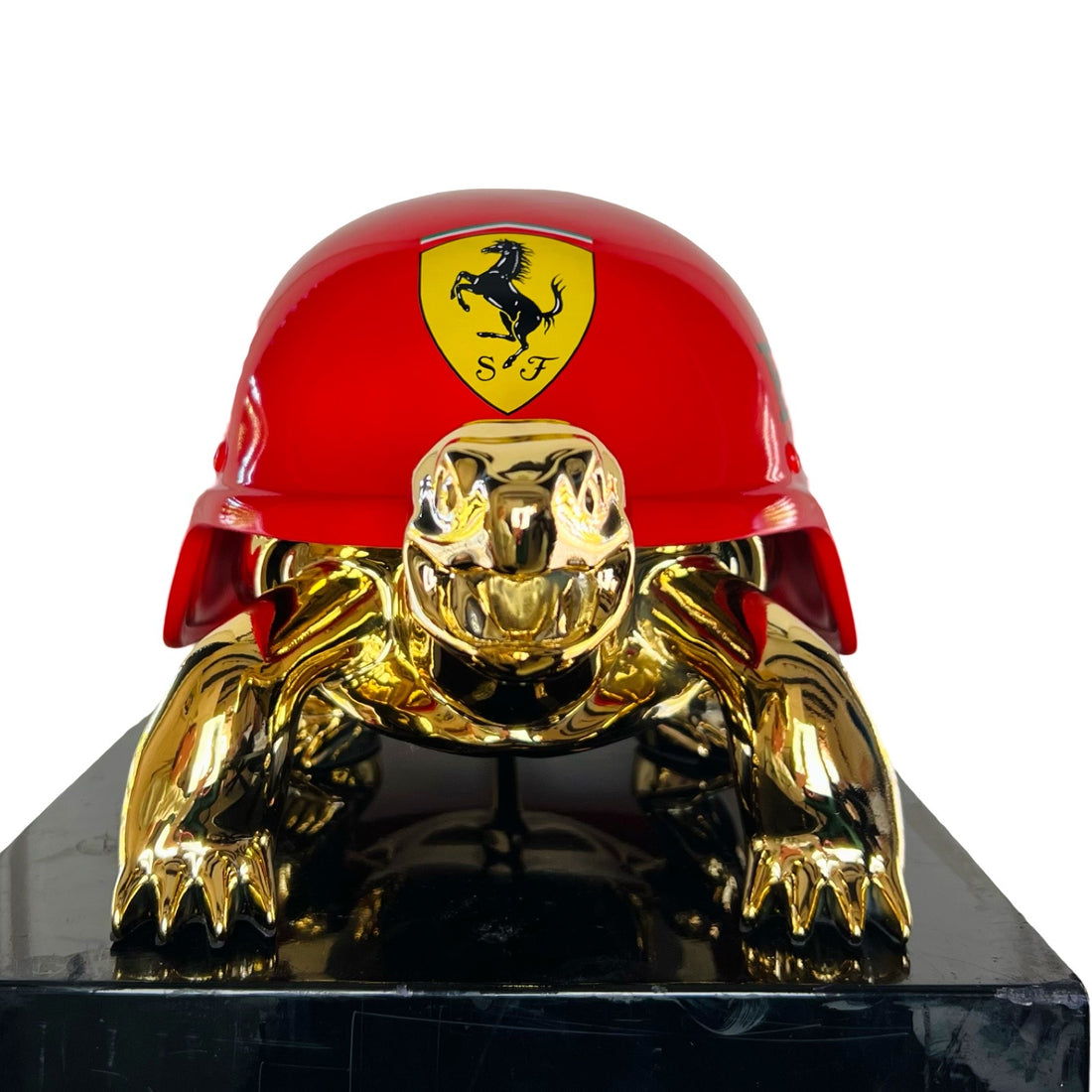 Peace Turtle - Gold/Black Letters