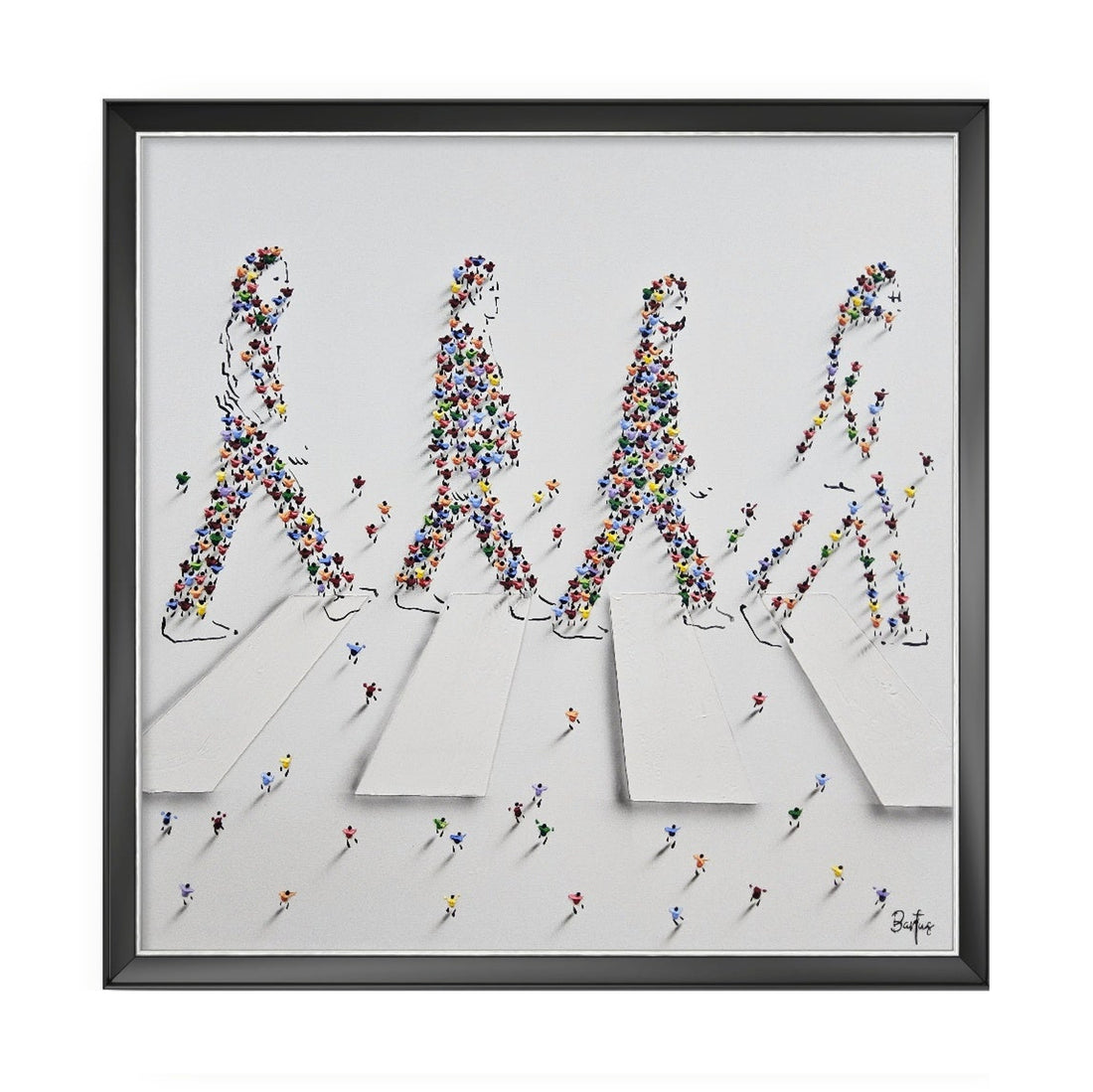 Painting of Abbey Road, The Beatles by artist Francisco Bartus