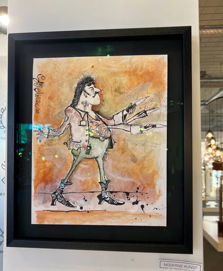 Guy Olivier Monsieur Le Chef klein schilderij