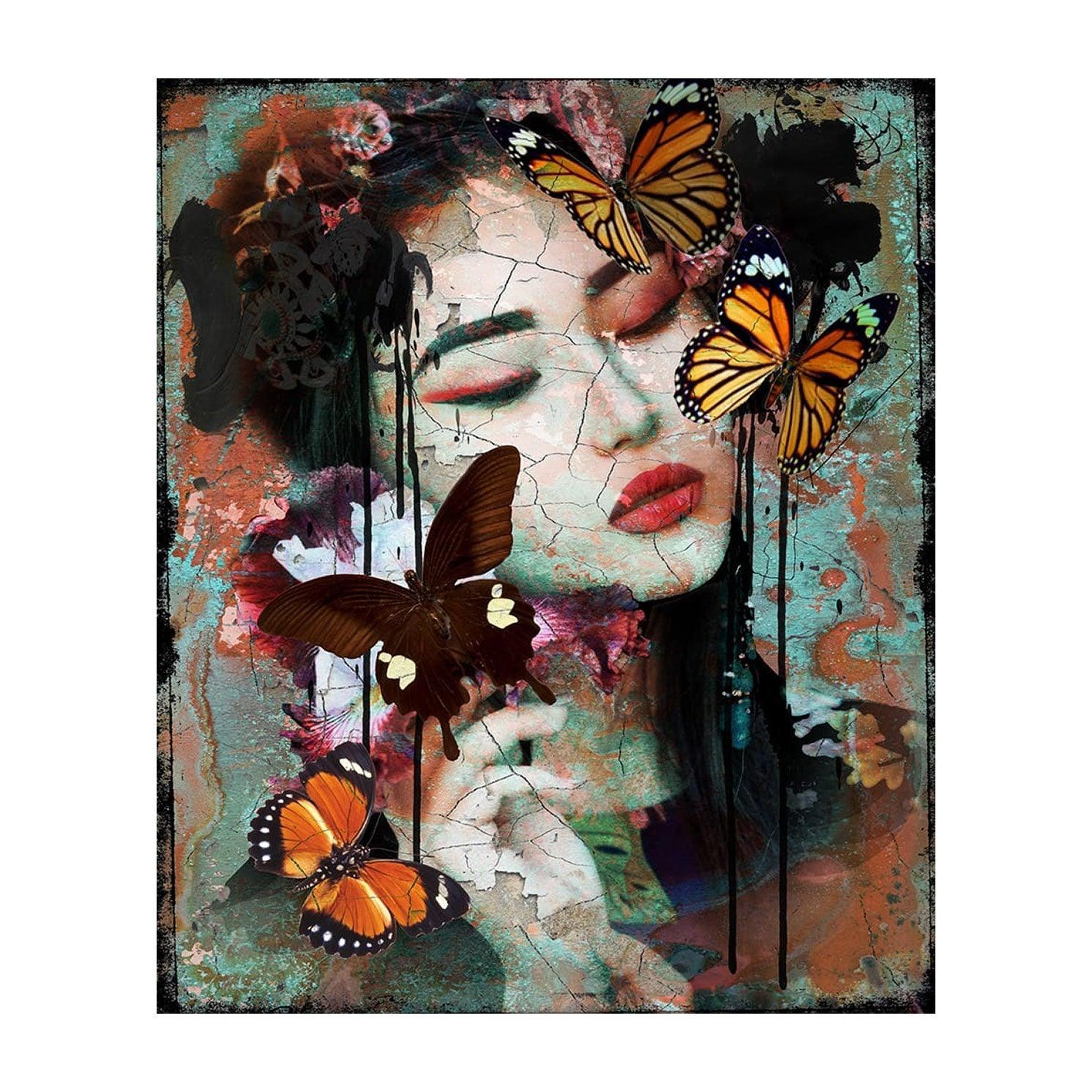 Asian Butterfly - Moderne Kunst