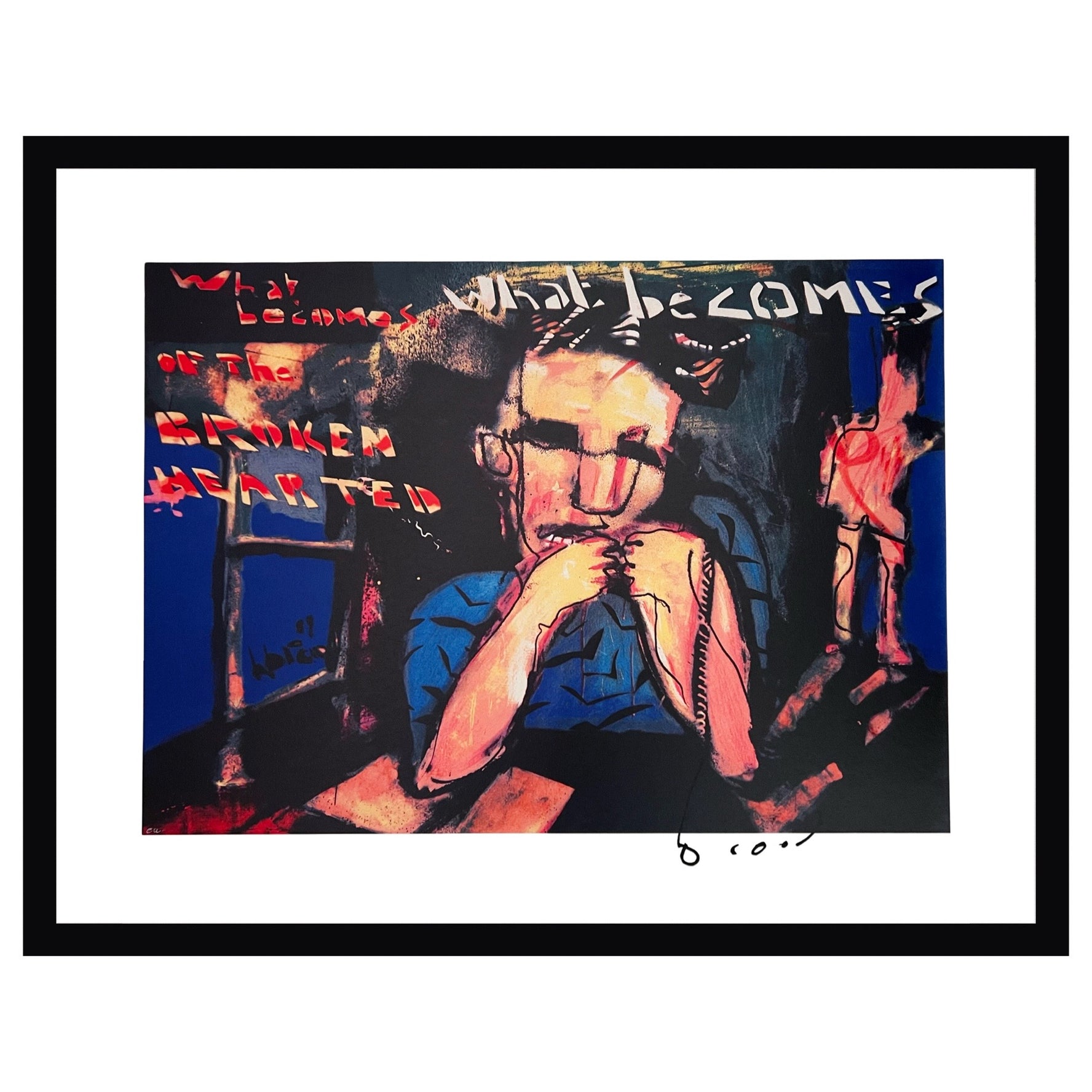 Herman Brood Zeefdruk What Becomes of the broken hearted 