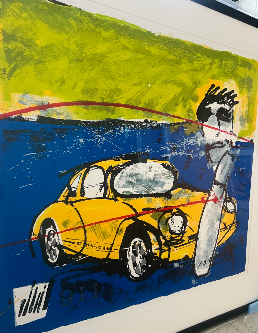 Porsche 911 - Zeefdruk