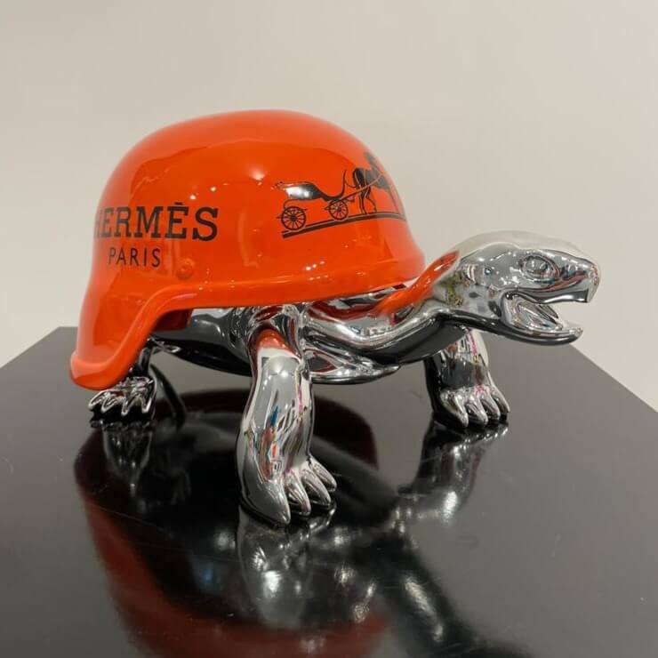 Hermes Turtle Silver