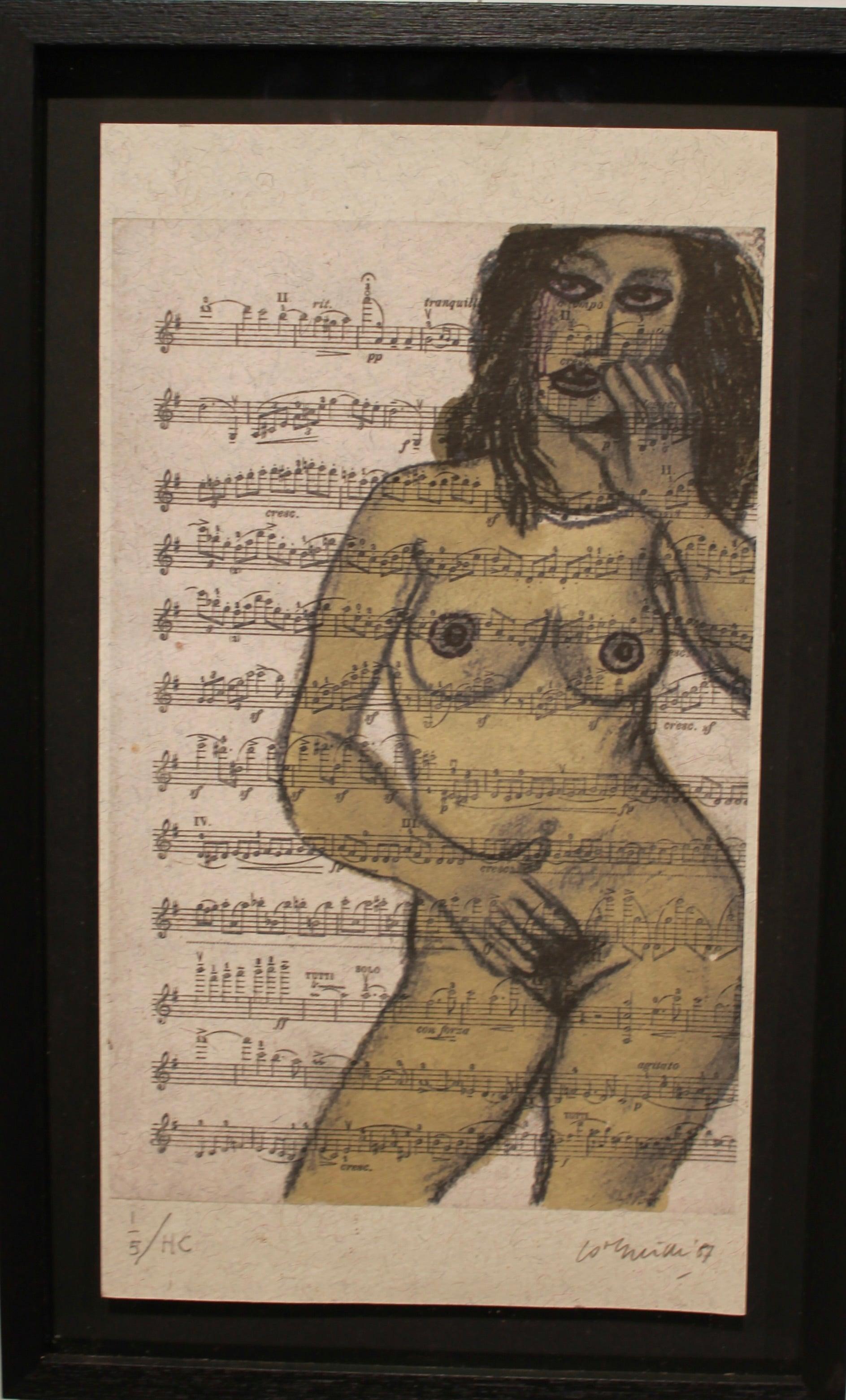 Lady of Music - Moderne Kunst