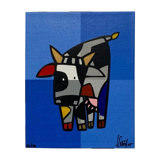 Happy Cow III - Moderne Kunst