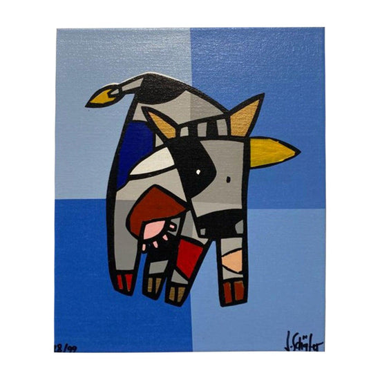 Happy Cow IV - Moderne Kunst