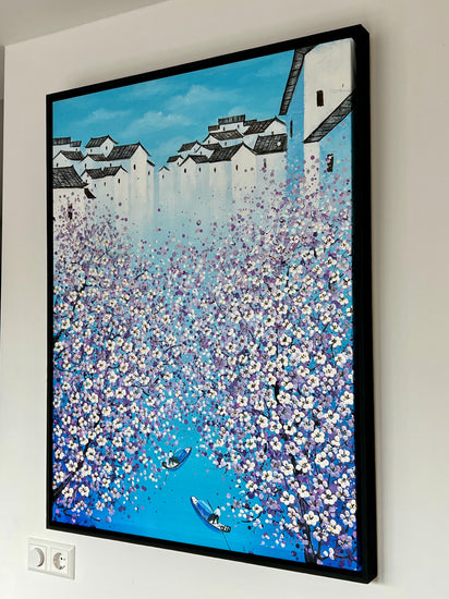Bloesem schilderij Je Shen Entrance