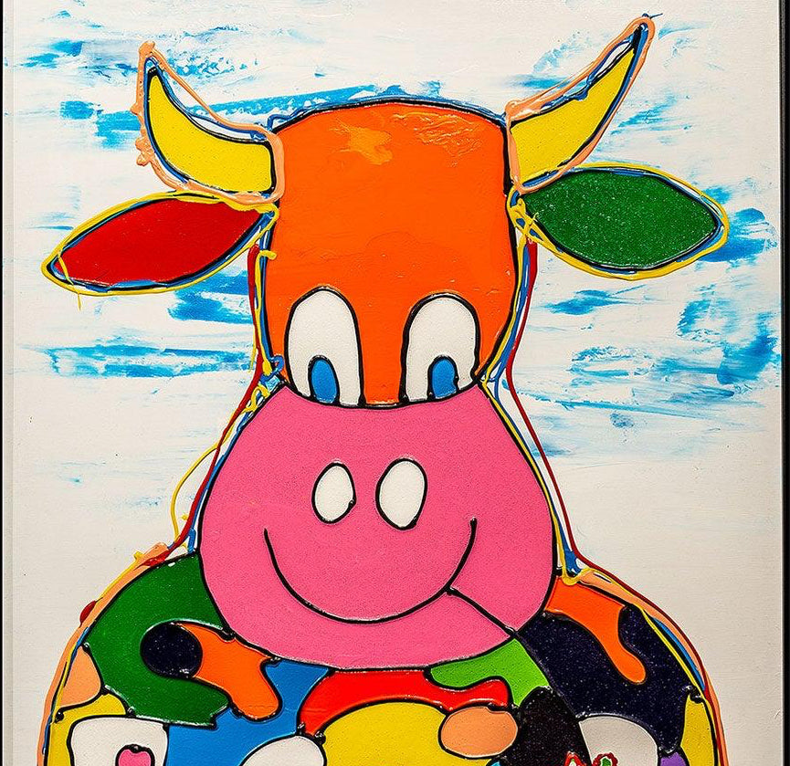 Happy Cow - Moderne Kunst
