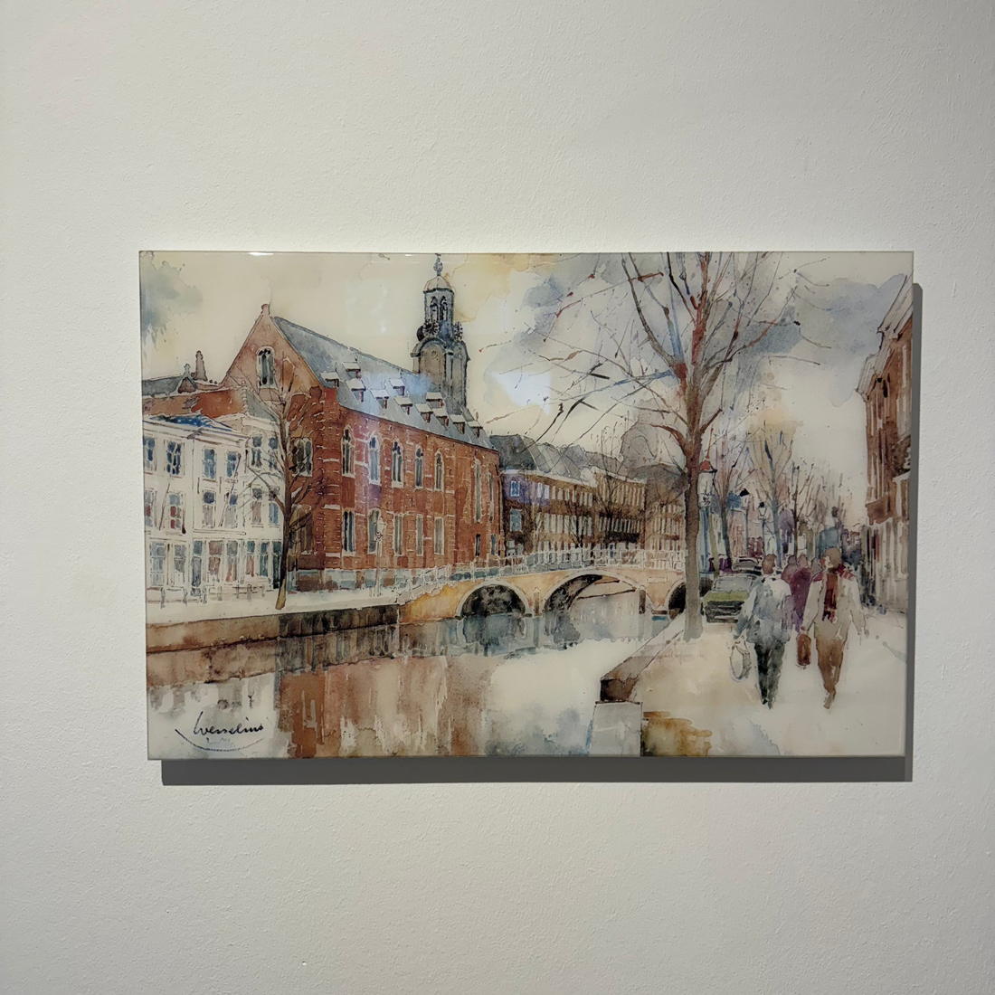 Lithograph Epoxy Academiegebouw Leiden