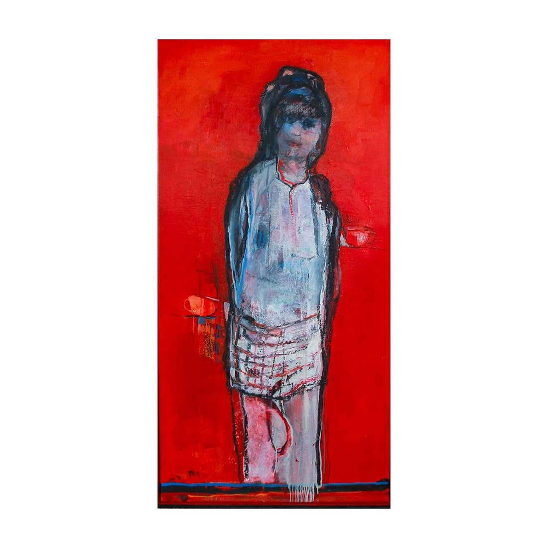 Girl in Red - Moderne Kunst