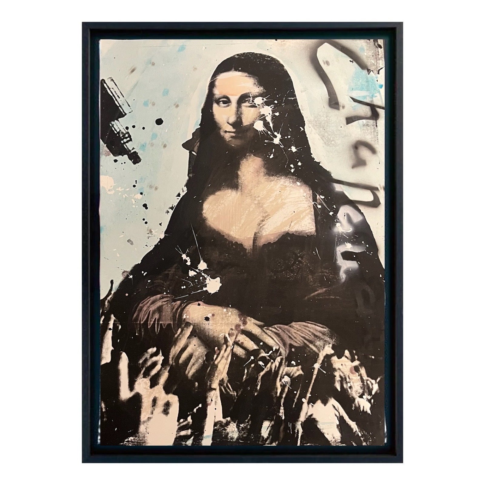 Mona Lisa door Ronald chapeau op papier via modernekunst