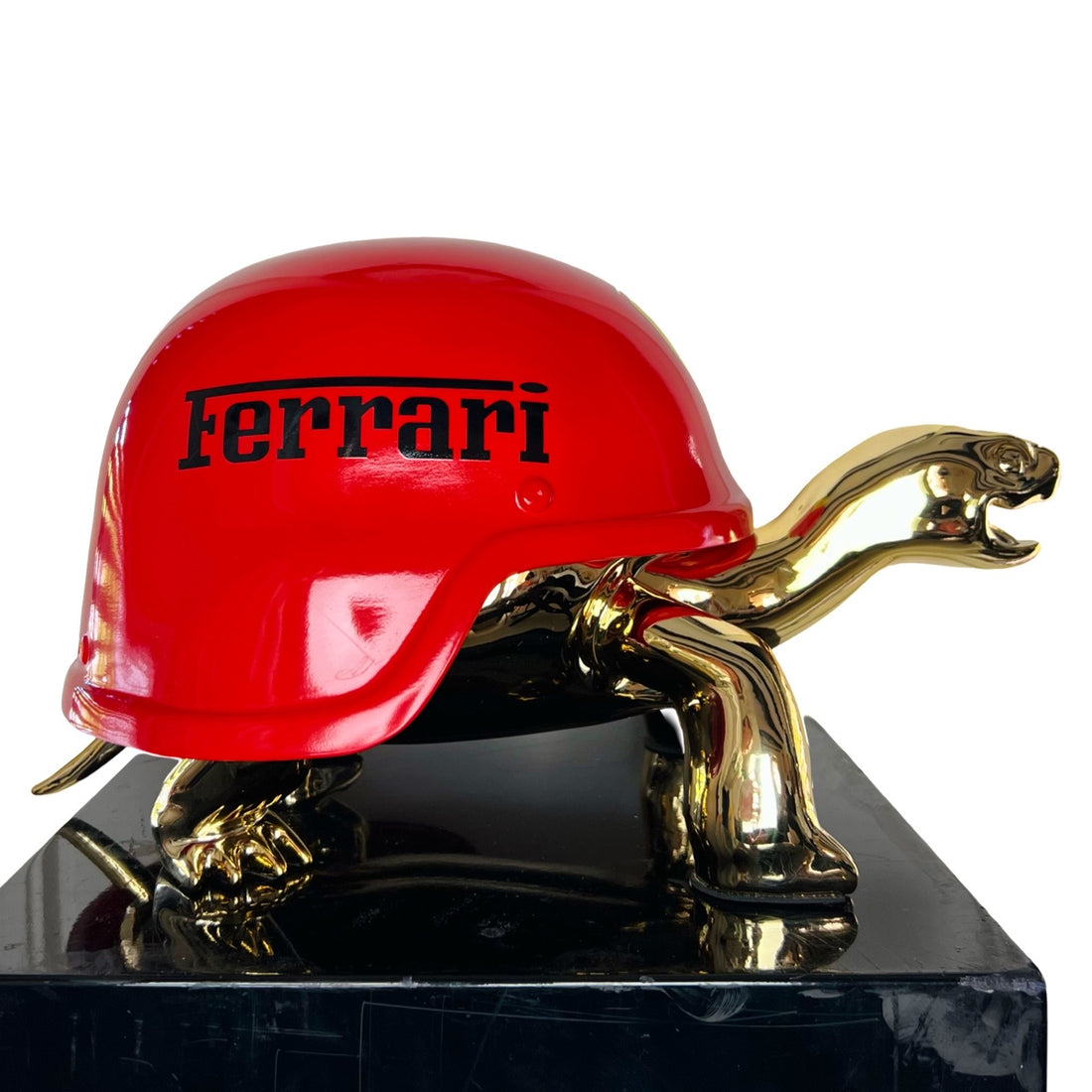 Peace Turtle - Gold/Black Letters