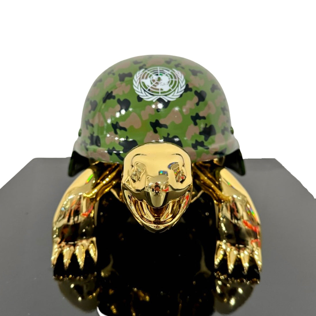Peace Turtle - UN Army Green/Gold