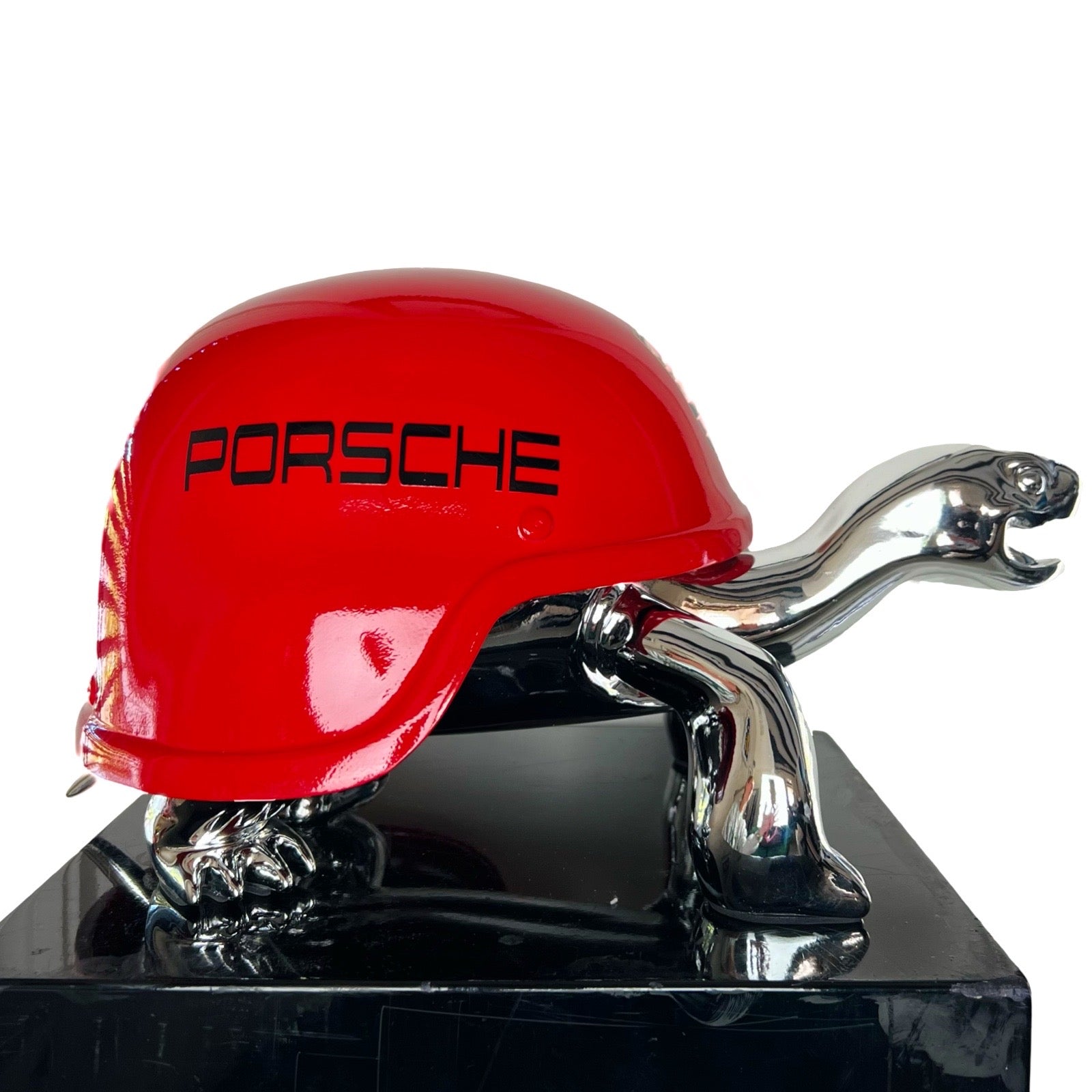 Peace Turtle - Le Mans Silver/Black Letters