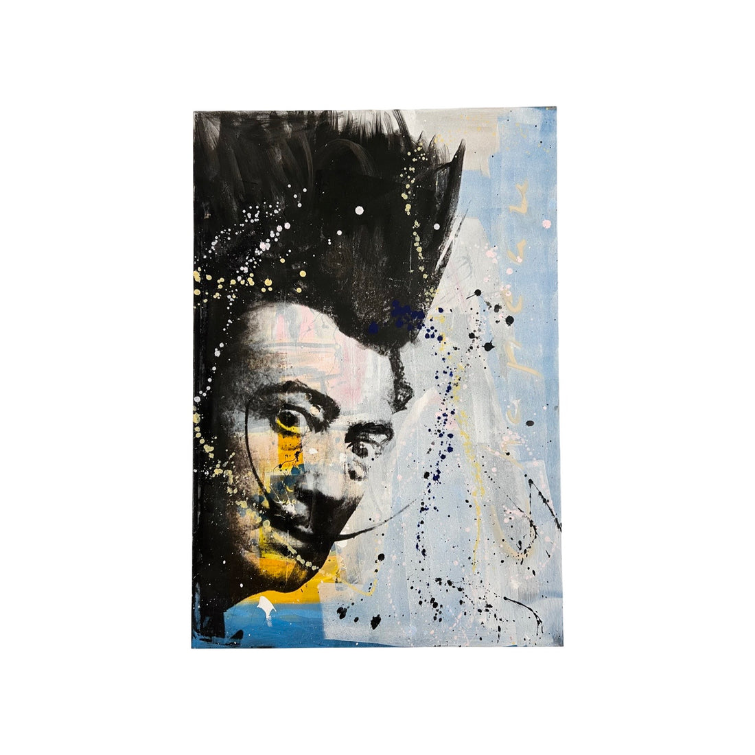 Portret Schilderij van Salvador Dali door Ronald Chapeau 