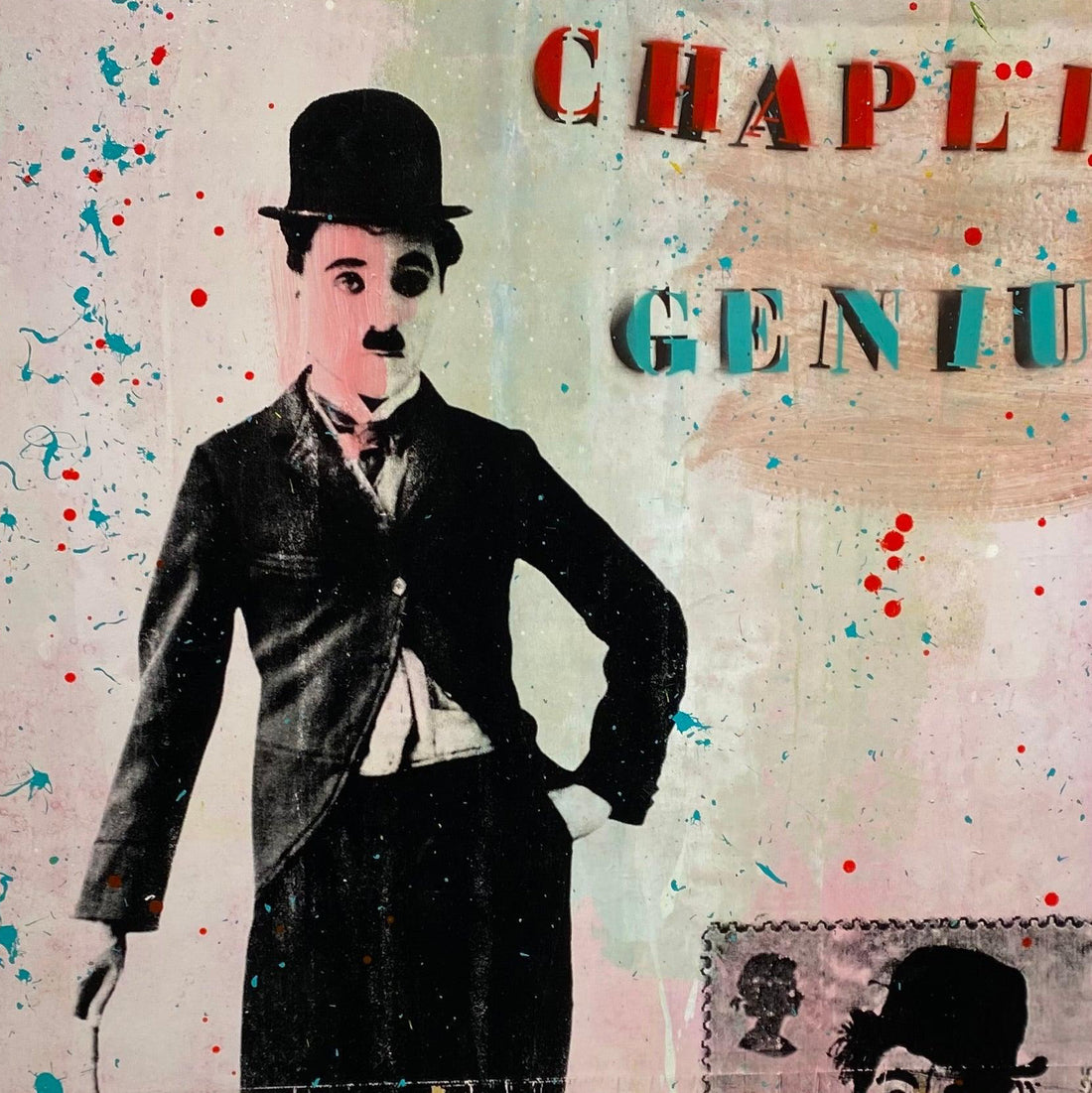 Charlie Chapelin Genius - Moderne Kunst