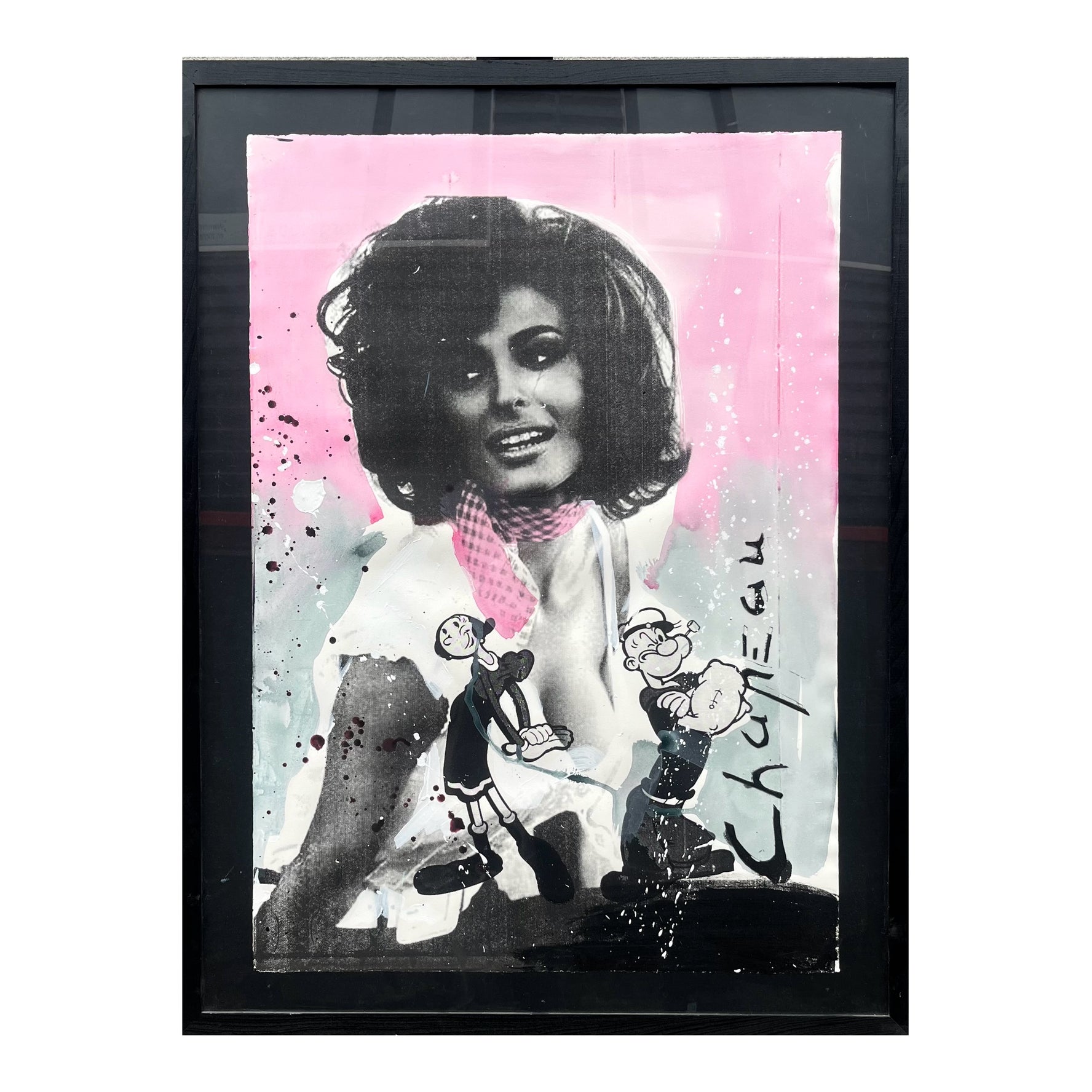 Sophia Loren & Popeye pink