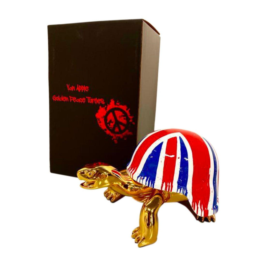 The Golden Peace Turtle We Love Union Jack