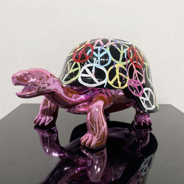 Peace Turtle - Pink