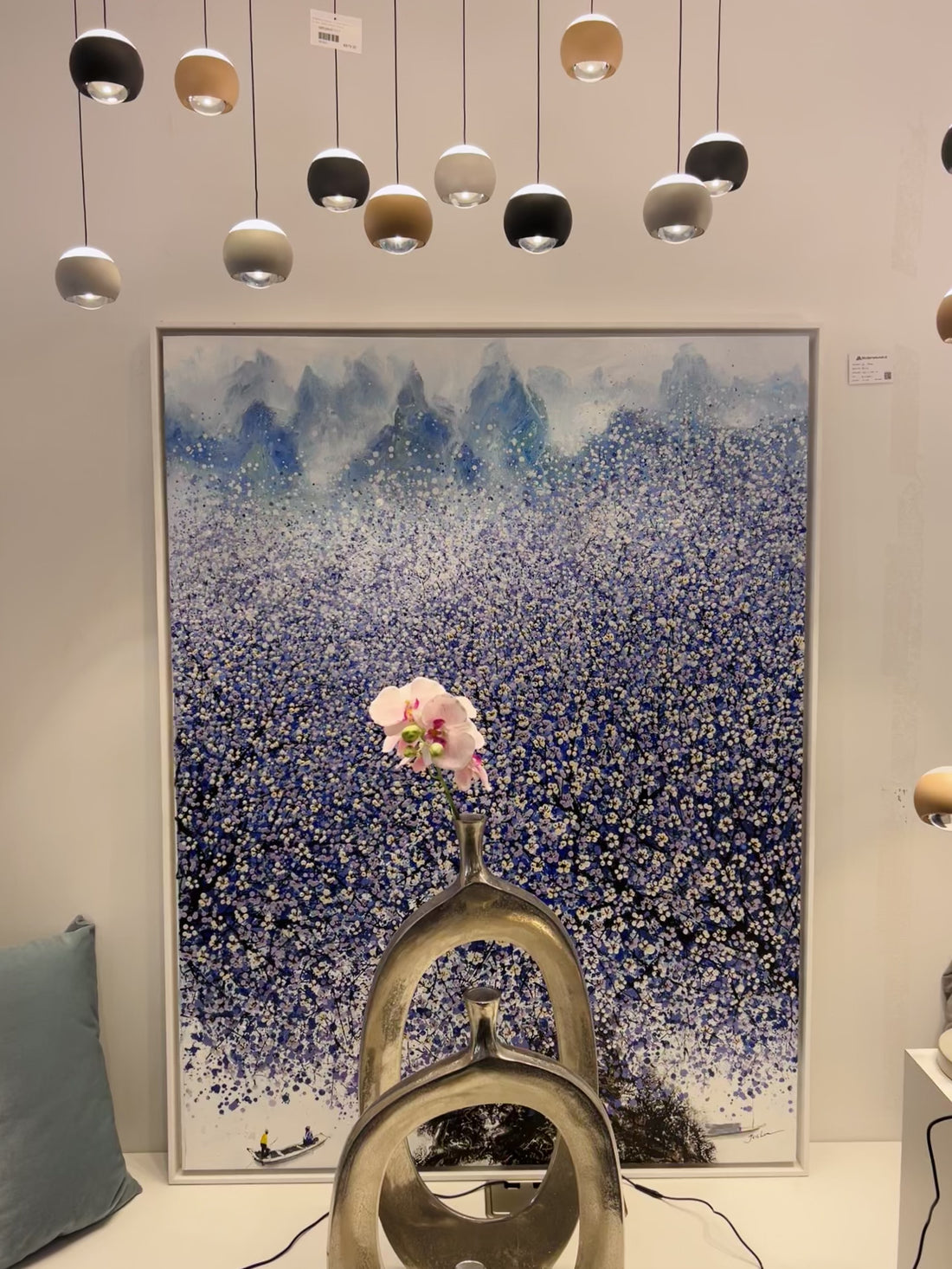 Je Shen Art - Bliss Large Blossom painting