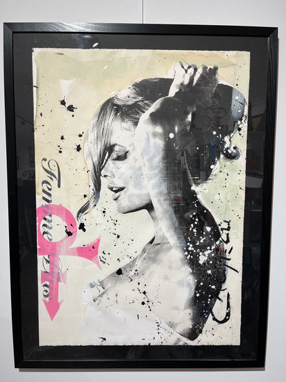Femme Plus II zeefdruk van Ronald Chapeau - Moderne Kunst