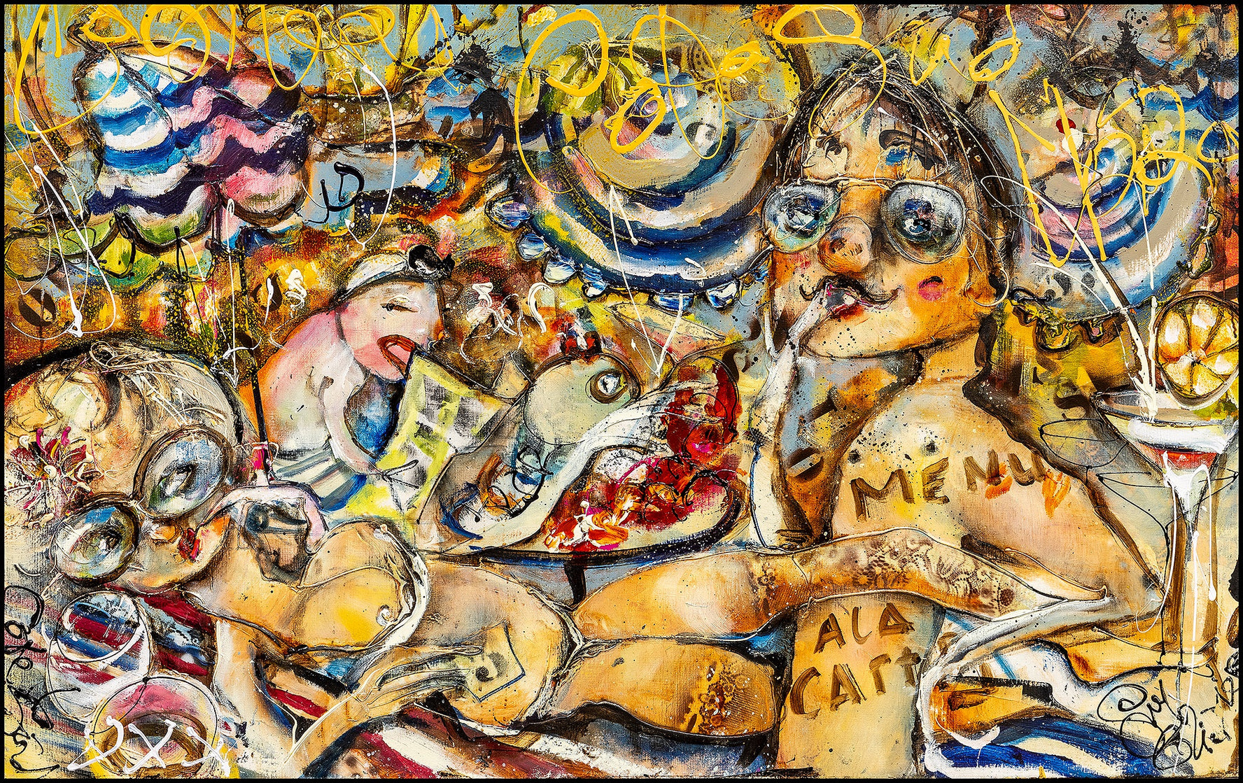 Guy Olivier schilderij 'La Plagne' modernekunst.nl