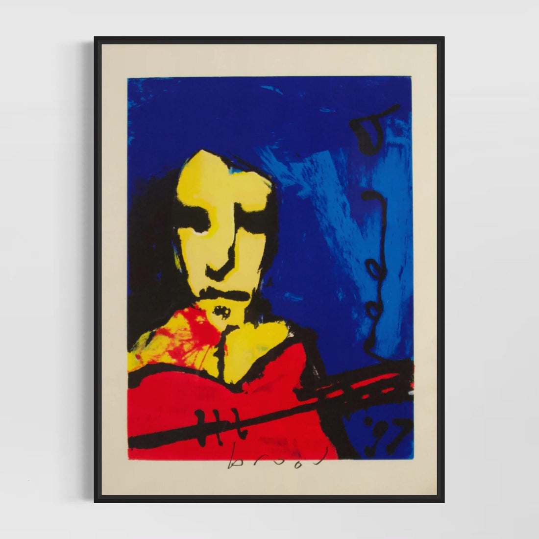 Guitar Man 2 - Moderne Kunst