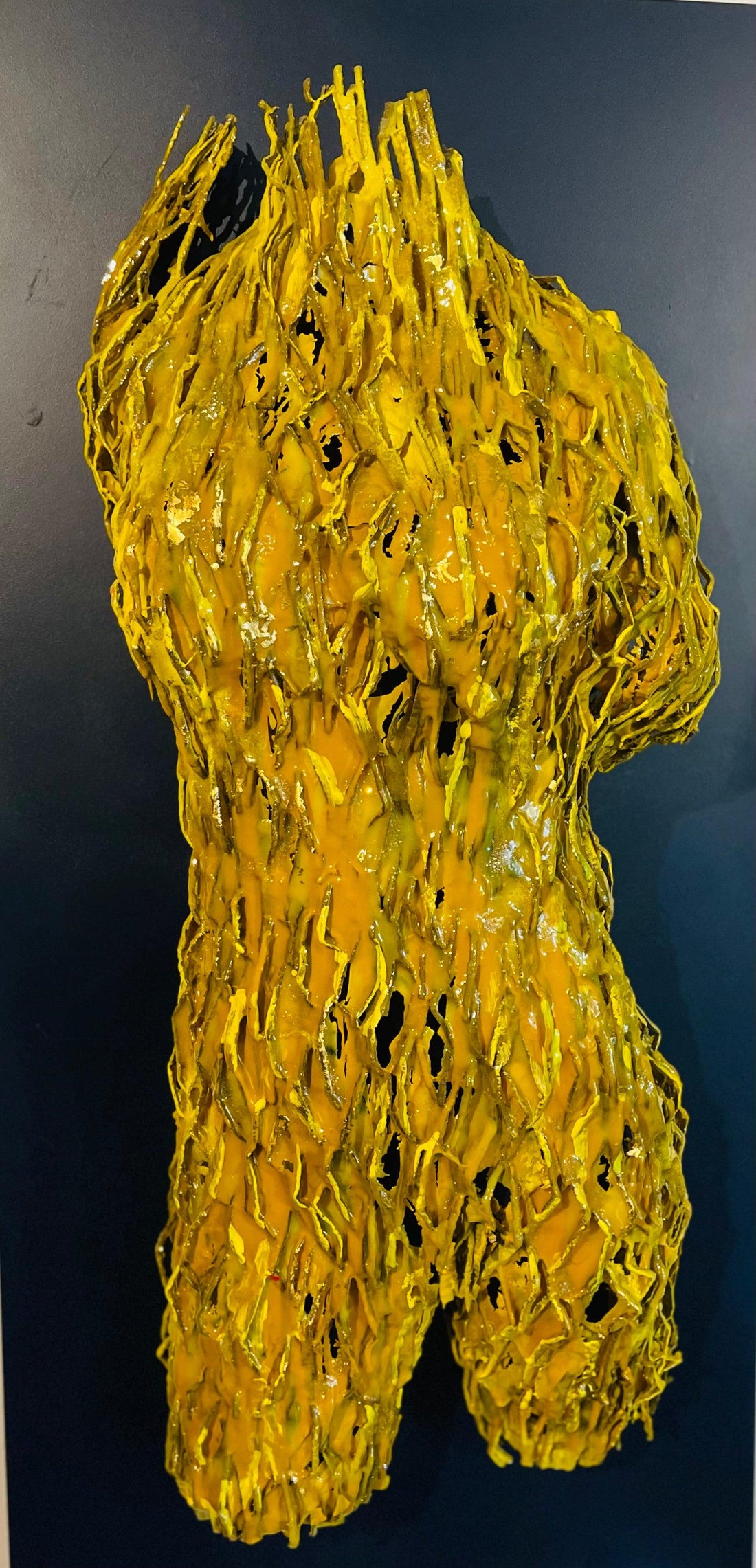 Lady in Yellow - Moderne Kunst