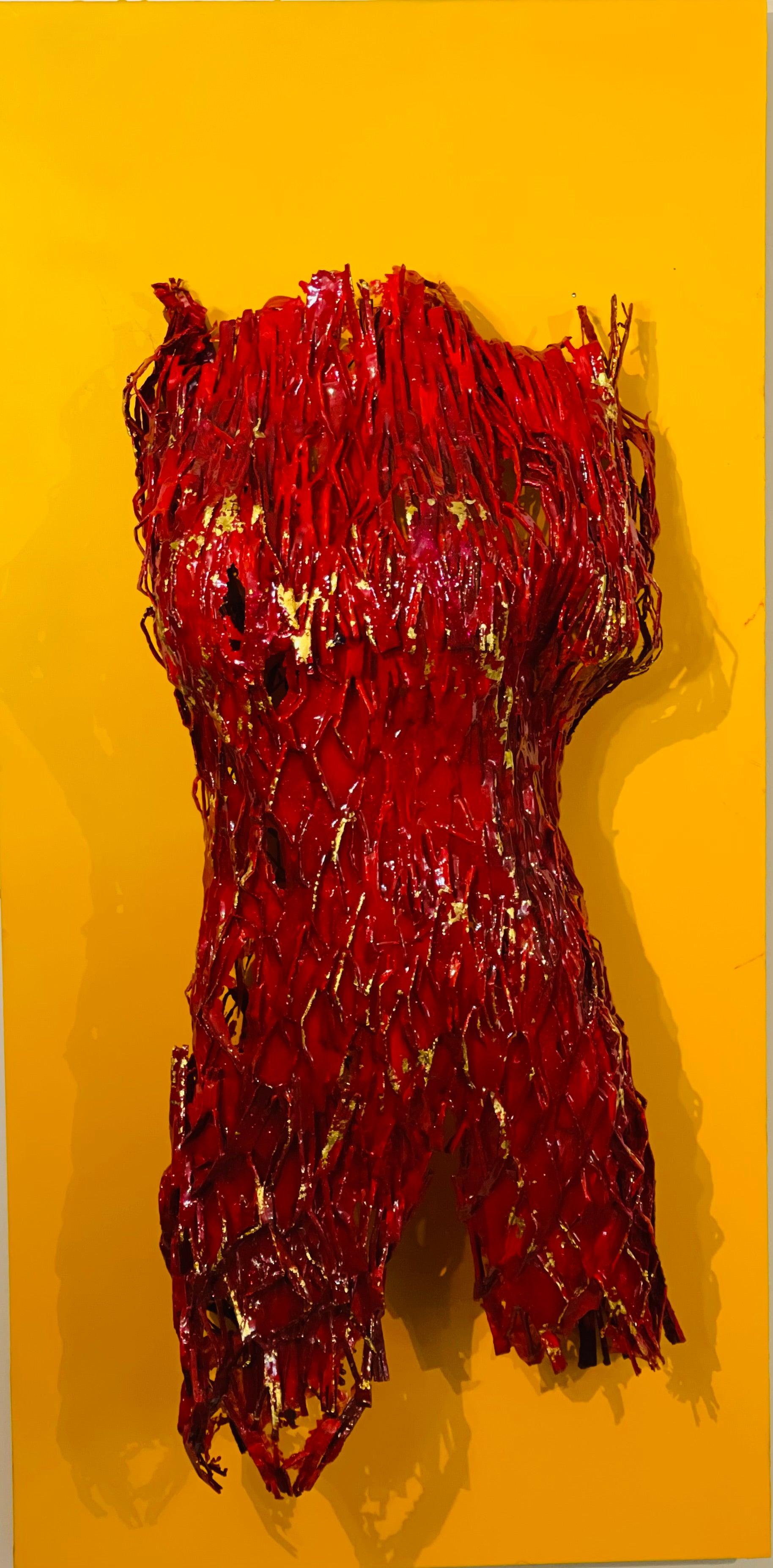 Lady in Red - Moderne Kunst