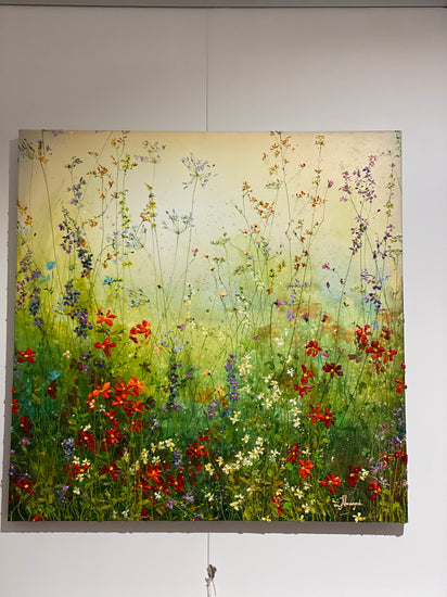 Flower Field II - Moderne Kunst