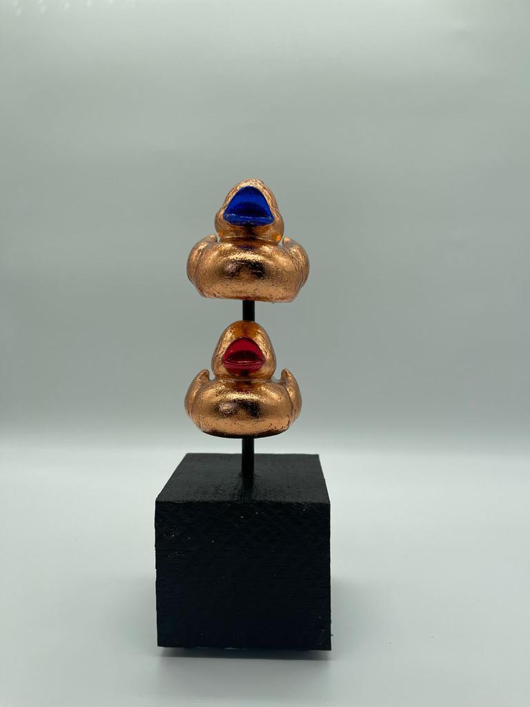 Golden Duck - Moderne Kunst