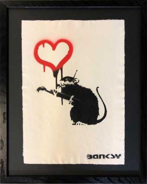 Banksy - The Love Rat